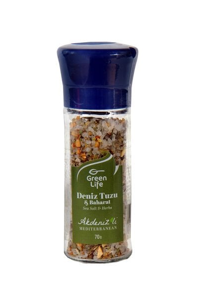 Akdenizli Tuz - 70 gr - Değirmenli Cam